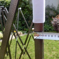 Намет розсувний торговий 3*6м Чорний каркас з жовтим дахом