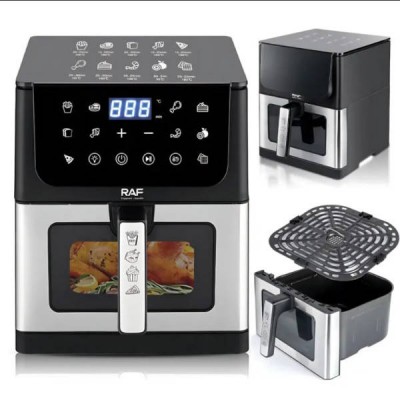 Аерогриль з одним контейнером 8л 1800Вт Air Fryer R.5290 Чорна