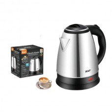 Електрочайник металевий 2л 1500Вт Electric Kettle R.7879 Чорний із сірим