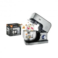 Кухонний комбайн з металевою чашею 5л 1800Вт Stand Mixer R.6605 Сірий