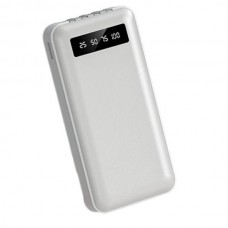 Power bank з функцією швидкого заряджання + кабель Type c/iphone/Micro/ 10000 МАч PROTECH Білий