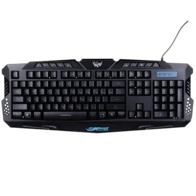 Клавіатура провідна з підсвічуванням KEYBOARD LED M200 RGB GAME Чорна