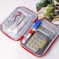Органайзер для ліків Аптечка 18*13*2cm Oxford cloth Product Червона з білим