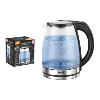 Електрочайник скляний 2л 1500Вт Electric Kettle R.7205