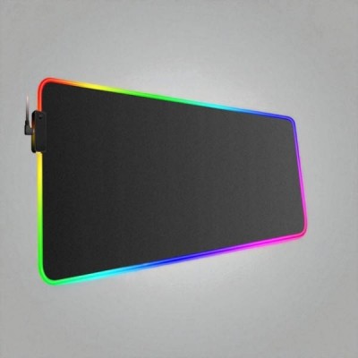 Килимок для миші з підсвічуванням 80*30см RGB RS-01 Чорний