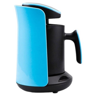 Кавоварка для заварювання кави турецькою 0,5л 600Вт Turkish Coffee Pot R.102S Чорна з блакитним