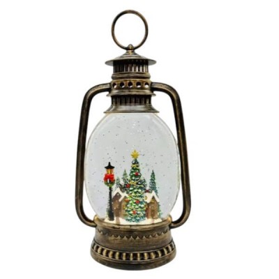 Новорічний нічник Урожай ліхтар Новорічна ніч XMAS WDL-24028D Коричневий