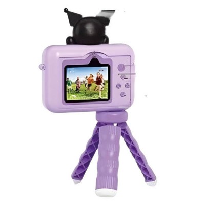 Фотоапарат дитячий на штативі Куромі TypeC TF EC 999-3 D Фіолетовий