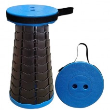 Складаний телескопічний стілець Telescopic stool Синій