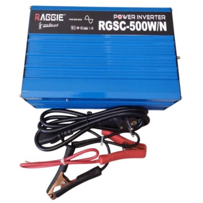 Перетворювач напруги чиста синусоїда 12V-220V 500W-12V RGSC Синій