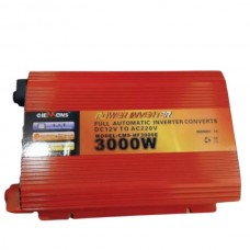Перетворювач напруги 12V-220V 3000W-12V-220 CMS Червоний