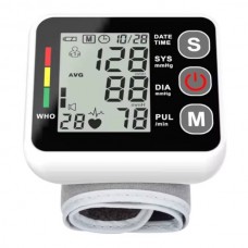 Тонометр автоматичний медичний на зап'ясті sphygmomanometer AND 1-63 Сірий