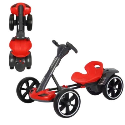 Електрокарт акумуляторний Bambi дитячий до 50 кг M6072Eco Koleso Go Kart Червоний