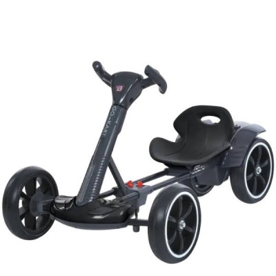 Електрокарт акумуляторний Bambi дитячий до 30 кг M6072Eco Koleso Go Kart Чорний