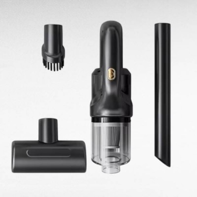 Пилосос ручний автомобільний із змінними насадками Car vacuum cleaner AND XL-1452 Чорний