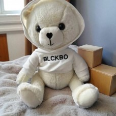 Іграшка м'яка Ведмедик 55см Teddy BlackWhite EL-2117-76 Білий