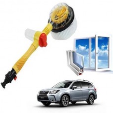 Щітка-насадка на шланг для миття автомобіля обертова ⌀-14см Water Blast Cleaner Roto Brush