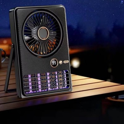 Вентилятор настільний акумуляторний Fan AND XL-1414 Чорний