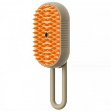 Щітка парова для вовни тварин з ручкою Steamy Brush Pet Бежева