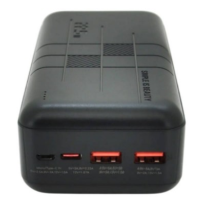 Power bank 30000mAh XO PR189 PD20W+QC22.5W Чорний