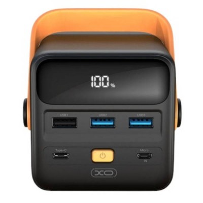Power bank з дисплеєм 50000mAh XO PR168 QC22.5W/PD20W Чорний