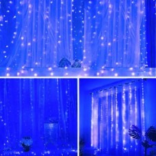 Гірлянда штора світлодіодна 3*2м 240Led MA13100blue Синє світло