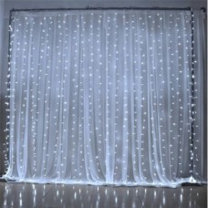 Гірлянда штора Водоспад 240Led 3*2м MA422 white Біле світло