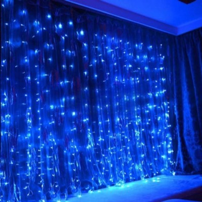 Гірлянда штора Водоспад 240Led 3*2м MA422blue Синя