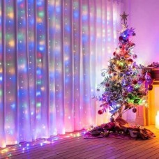 Гірлянда штора світлодіодна 3*3м 200Led MA131multi Мультиколор