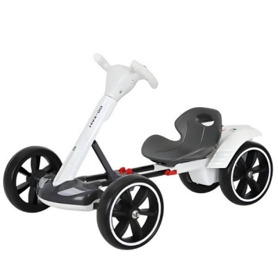Електрокарт акумуляторний Bambi дитячий до 30 кг M6072Eco Koleso Go Kart Білий