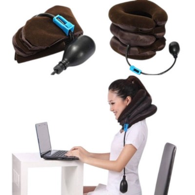 Комір підтримуючий для витягування шиї Tractors for cervical spine Чорний