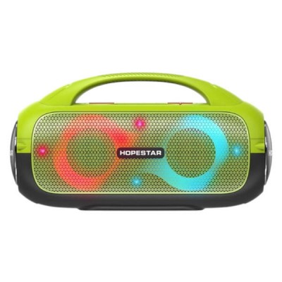 Колонка бездротова портативна Bluetooth 80Вт 12000mAh Hopestar A50 Жовта