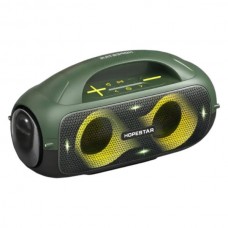 Колонка бездротова портативна Bluetooth 80Вт 12000mAh Hopestar A50 Зелена
