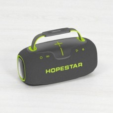 Колонка портативна акумуляторна 350 Вт, IPX6, Bluetooth 5.3, з мікрофоном та RGB-підсвічуванням Hopestar party 150 Сіра