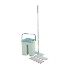 Швабра із відром Scratch Cleaning Easy Mop з автоматичним віджимом на 10 л Зелена