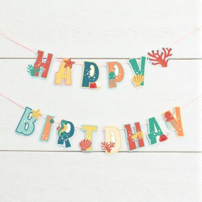 Гірлянда вітальна Happy Birthdaу 3м h-15см 5-70480