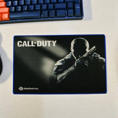 Килимок для комп'ютерної миші 36*50см G-9 Call of Duty Чорний із сірим принтом