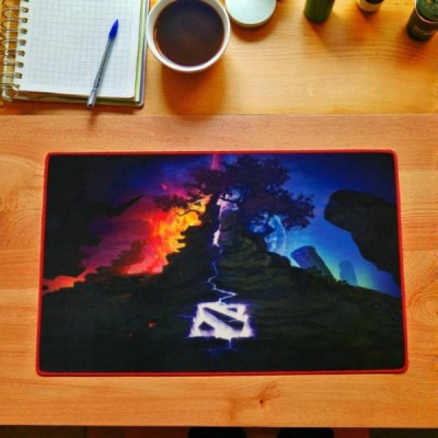 Килимок для комп'ютерної миші 36*50см G-9 Dota Чорний з принтом
