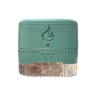 Зволожувач повітря з соляним камінням та підсвічуванням Aroma Diffuser UV-3/FT-1933 Бірюзовий
