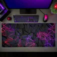 Килимок для компютерної миші 90*30см 3мм STITCHED SPEED SURFACE Чорний з принтом