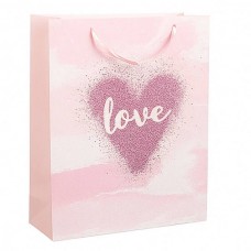 Набір картонних подарункових пакетів LOVE 12 BC 31*12*40 см 3123-7873