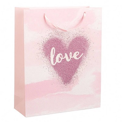 Набір картонних подарункових пакетів LOVE 12 BC 31*12*40 см 3123-7873