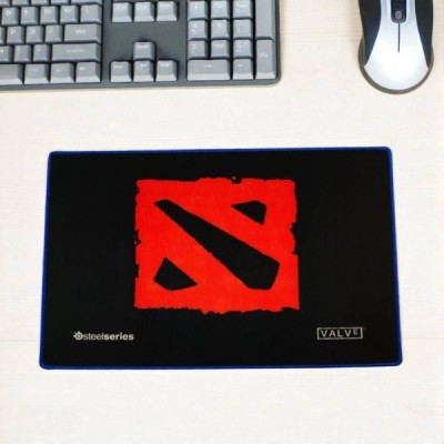 Килимок для комп'ютерної миші 36*50см G-9 Dota Valve Чорний з червоним