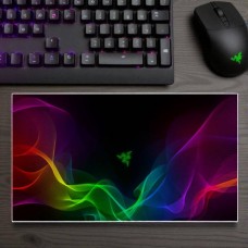 Килимок для комп'ютерної миші 90*40см 3мм Razer Sphex Smouke Чорний з принтом
