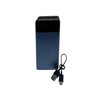 Power bank з дисплеєм та кабелями 30000мАh 22.5W King Power KP-307 Чорний