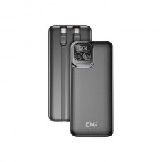 Power bank з дисплеєм та кабелями 30000мАh 22.5W King Power KP-301 Чорний