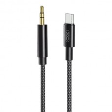 Кабель AUX XO NB-R211B TYPE-C to 3.5mm Чорний