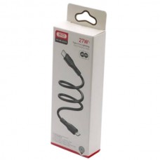 Кабель XO NB-Q231A Rock Series Type-c+Lightning 27W Чорний