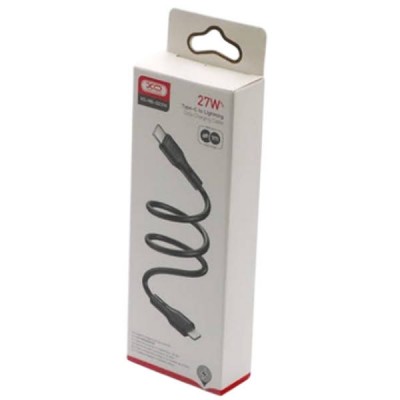 Кабель XO NB-Q231A Rock Series Type-c+Lightning 27W Чорний