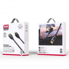 Кабель HDMI XO GB011A 4K HD adapter L=5M Чорний